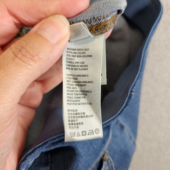 Free People Jeans Womens 26 Blue We The Free Penny Pull On Flare Low Rise FP - Picture 8 of 16